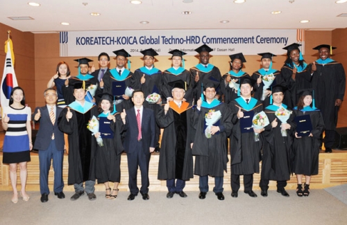 KOREATECH held a master´s course completion ceremony for ‘Global Techno-HRD Program’.