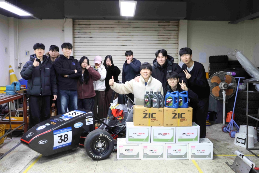 한국기술교육대 자작자동차 동아리 자.연.인,  SK엔무브와 스폰서십 체결